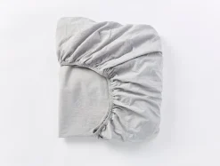 Coyuchi Organic Crinkled Percale™ Fitted Sheet< Fitted Sheets|Fitted Sheets
