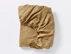 Coyuchi Organic Crinkled Percale™ Fitted Sheet< Fitted Sheets|Fitted Sheets