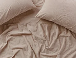 Coyuchi Organic Crinkled Percale™ Fitted Sheet< Fitted Sheets|Fitted Sheets