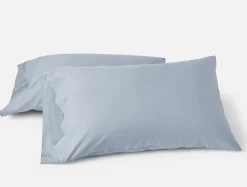 Coyuchi Organic Crinkled Percale™ Pillowcases< Pillowcases|Pillowcases