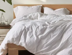 Coyuchi Organic Crinkled Percale™ Pillowcases< Pillowcases|Pillowcases