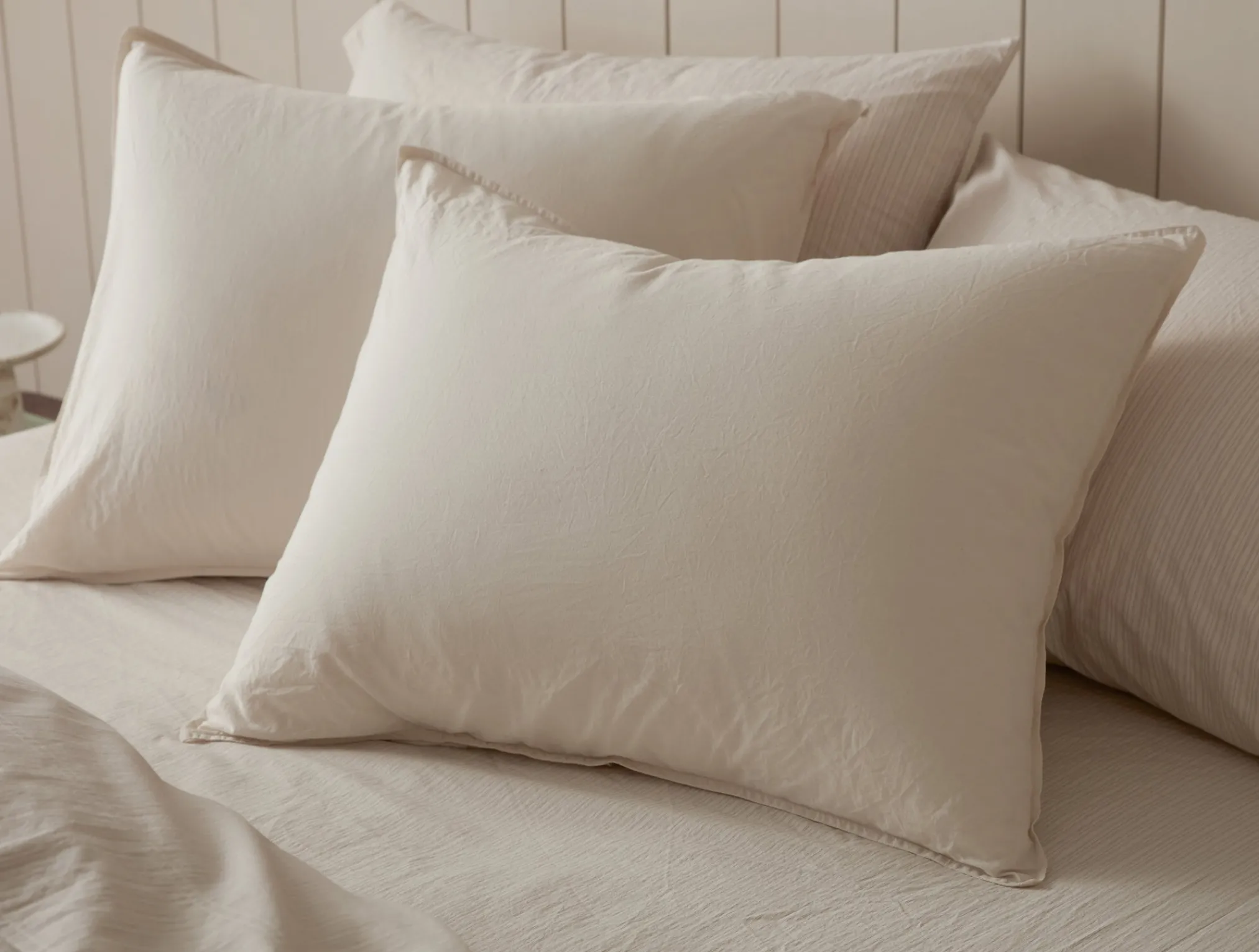 Coyuchi Organic Crinkled Percale™ Sham< Pillow Shams|Percale