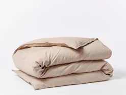 Coyuchi Organic Crinkled Percale™ Duvet Cover< Duvet Covers + Sets