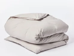 Coyuchi Organic Crinkled Percale™ Duvet Cover< Duvet Covers + Sets