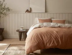 Coyuchi Organic Crinkled Percale™ Fitted Sheet< Fitted Sheets|Fitted Sheets