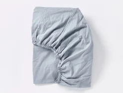 Coyuchi Organic Crinkled Percale™ Fitted Sheet< Fitted Sheets|Fitted Sheets