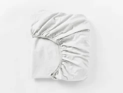 Coyuchi Organic Crinkled Percale™ Fitted Sheet< Fitted Sheets|Fitted Sheets