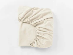 Coyuchi Organic Crinkled Percale™ Fitted Sheet< Fitted Sheets|Fitted Sheets