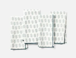 Coyuchi Organic Print Percale Napkins, Set of 4< Dining