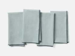 Coyuchi Organic Print Percale Napkins, Set of 4< Dining