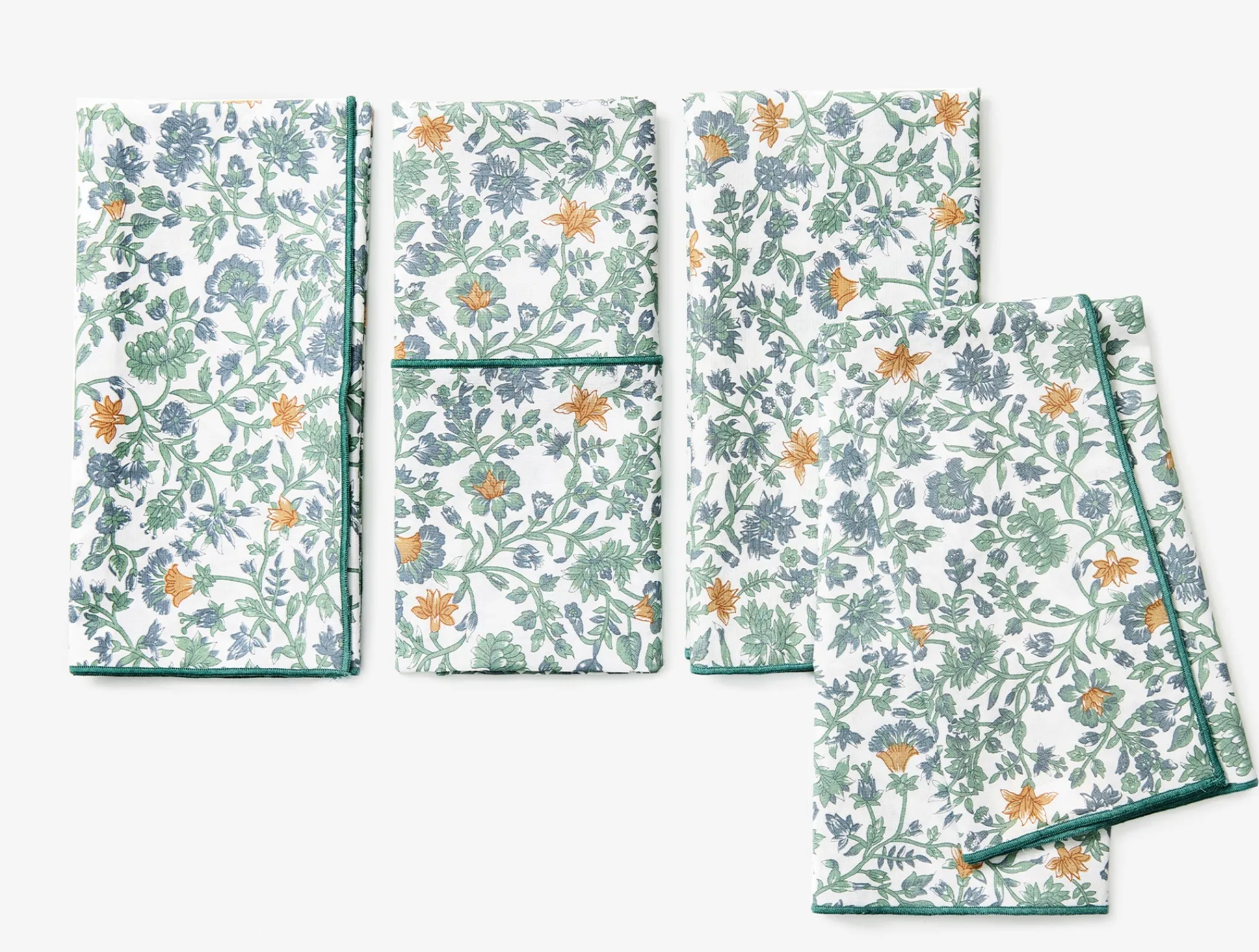 Coyuchi Organic Print Percale Napkins, Set of 4< Dining