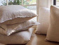 Coyuchi Organic Relaxed Linen Decorative Pillow Cover< Decorative Pillows
