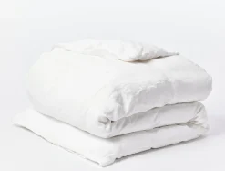 Coyuchi Organic Relaxed Linen Duvet Set< Duvet Covers + Sets