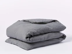 Coyuchi Organic Relaxed Linen Duvet Set< Duvet Covers + Sets
