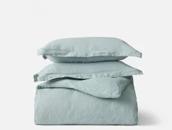 Coyuchi Organic Relaxed Linen Duvet Set< Duvet Covers + Sets