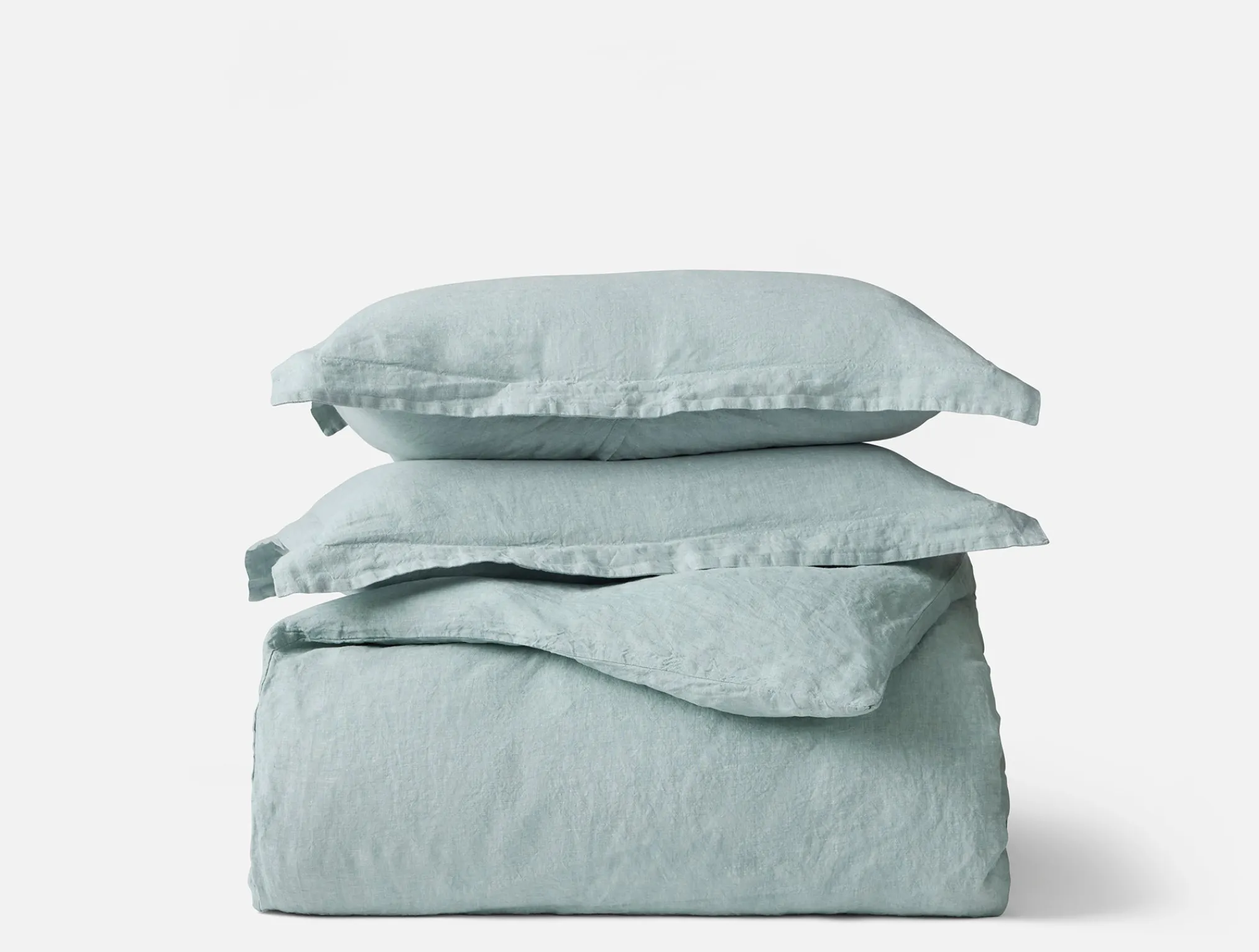 Coyuchi Organic Relaxed Linen Duvet Set< Duvet Covers + Sets