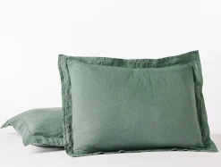 Coyuchi Organic Relaxed Linen Duvet Set< Duvet Covers + Sets