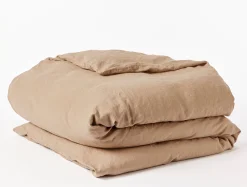 Coyuchi Organic Relaxed Linen Duvet Set< Duvet Covers + Sets