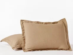 Coyuchi Organic Relaxed Linen Duvet Set< Duvet Covers + Sets