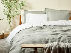 Coyuchi Organic Relaxed Linen Duvet Cover< Duvet Covers + Sets