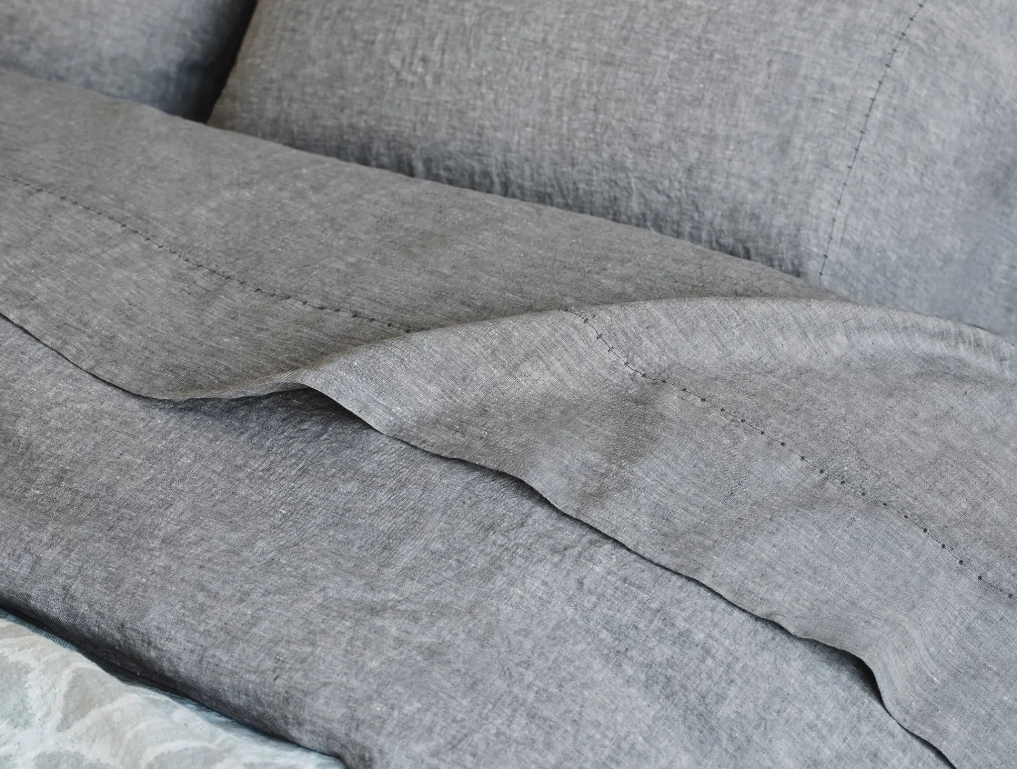 Coyuchi Organic Relaxed Linen Duvet Cover< Duvet Covers + Sets