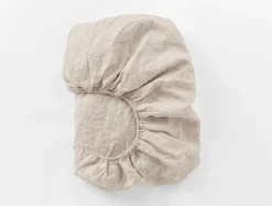 Coyuchi Organic Relaxed Linen Fitted Sheet< Fitted Sheets|Fitted Sheets