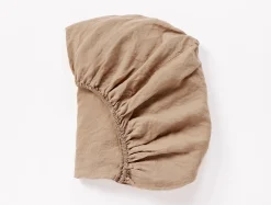 Coyuchi Organic Relaxed Linen Fitted Sheet< Fitted Sheets|Fitted Sheets