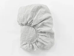 Coyuchi Organic Relaxed Linen Fitted Sheet< Fitted Sheets|Fitted Sheets