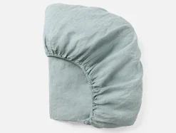 Coyuchi Organic Relaxed Linen Fitted Sheet< Fitted Sheets|Fitted Sheets