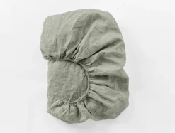 Coyuchi Organic Relaxed Linen Fitted Sheet< Fitted Sheets|Fitted Sheets