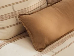 Coyuchi Organic Relaxed Linen Lumbar Pillow Cover< Decorative Pillows