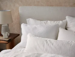 Coyuchi Organic Relaxed Linen Lumbar Pillow Cover< Decorative Pillows