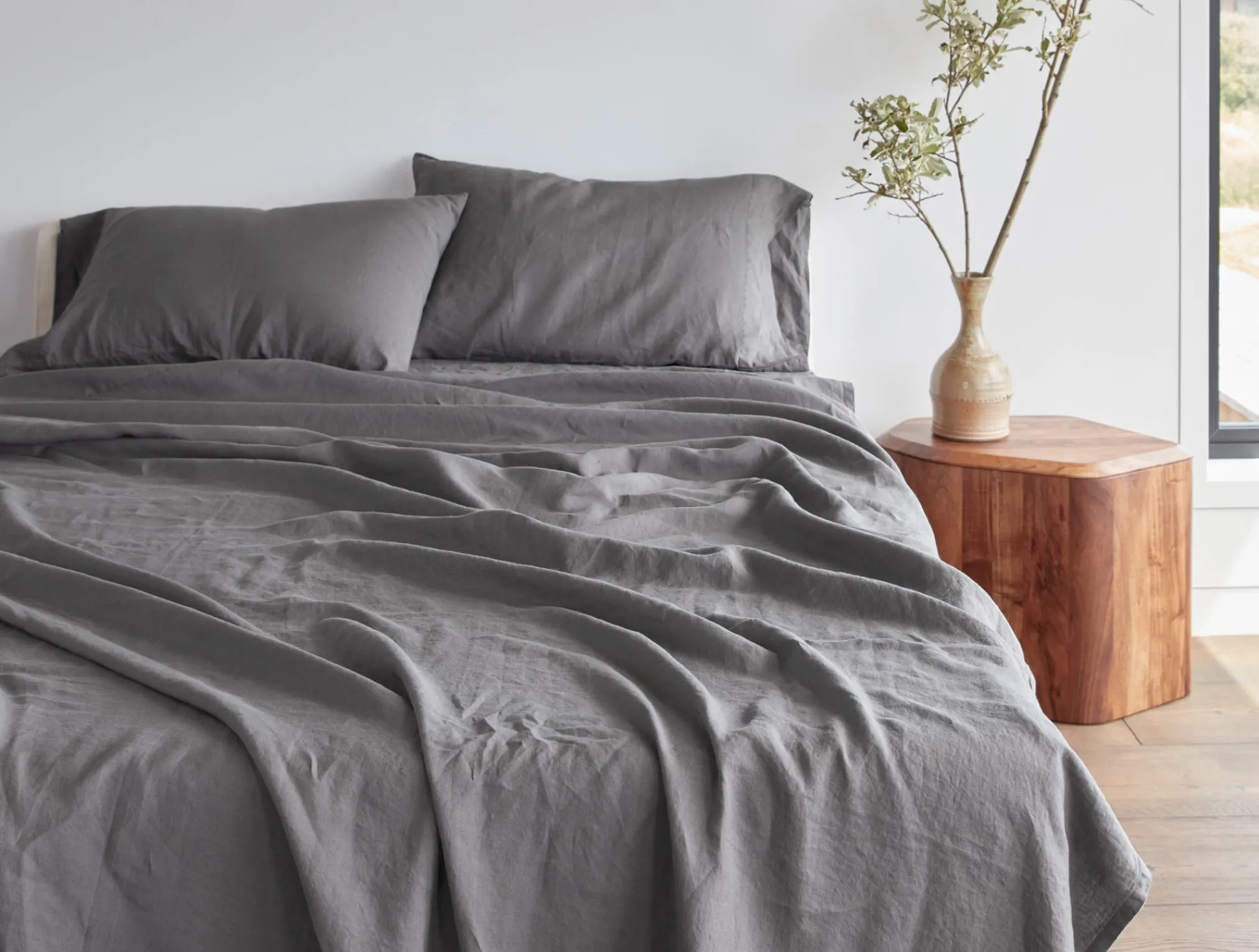 Coyuchi Organic Relaxed Linen Pillowcases< Pillowcases|Pillowcases