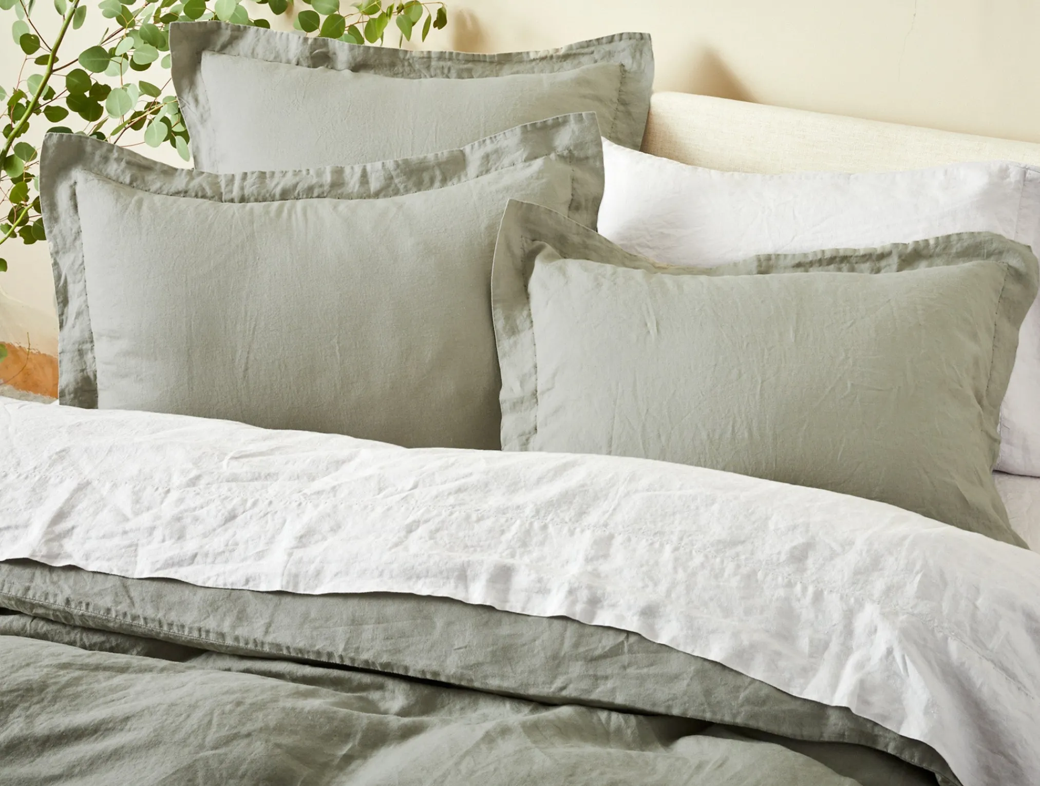 Coyuchi Organic Relaxed Linen Sham< Pillow Shams