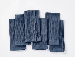 Coyuchi Organic Waffle Kitchen Towels, Set of 6< Kitchen