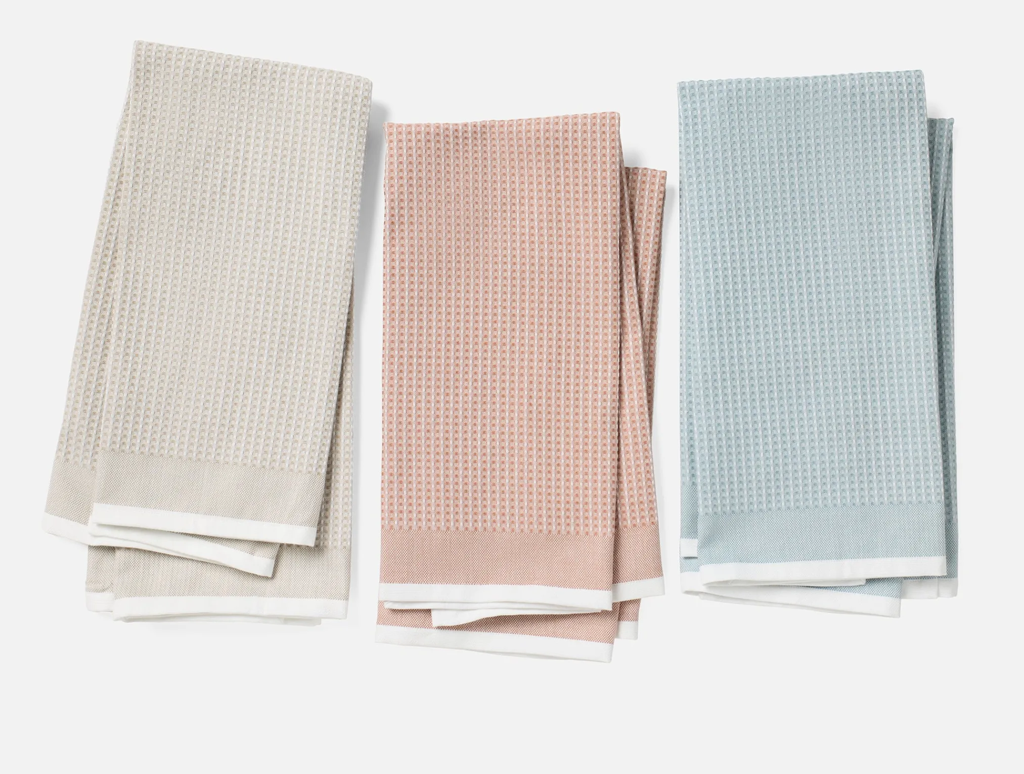 Coyuchi Organic Waffle Kitchen Towels, Set of 6< Kitchen