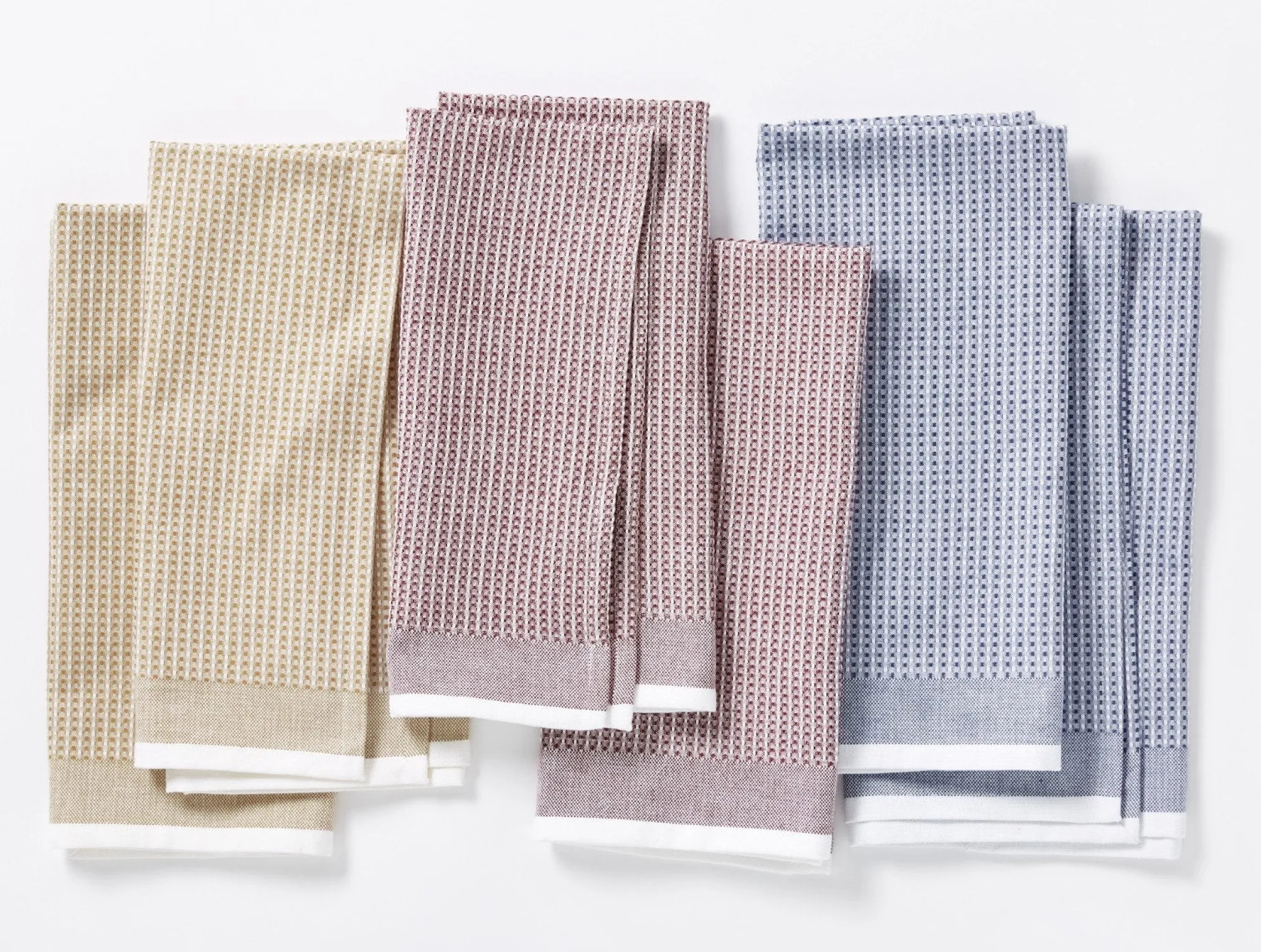Coyuchi Organic Waffle Kitchen Towels, Set of 6< Kitchen