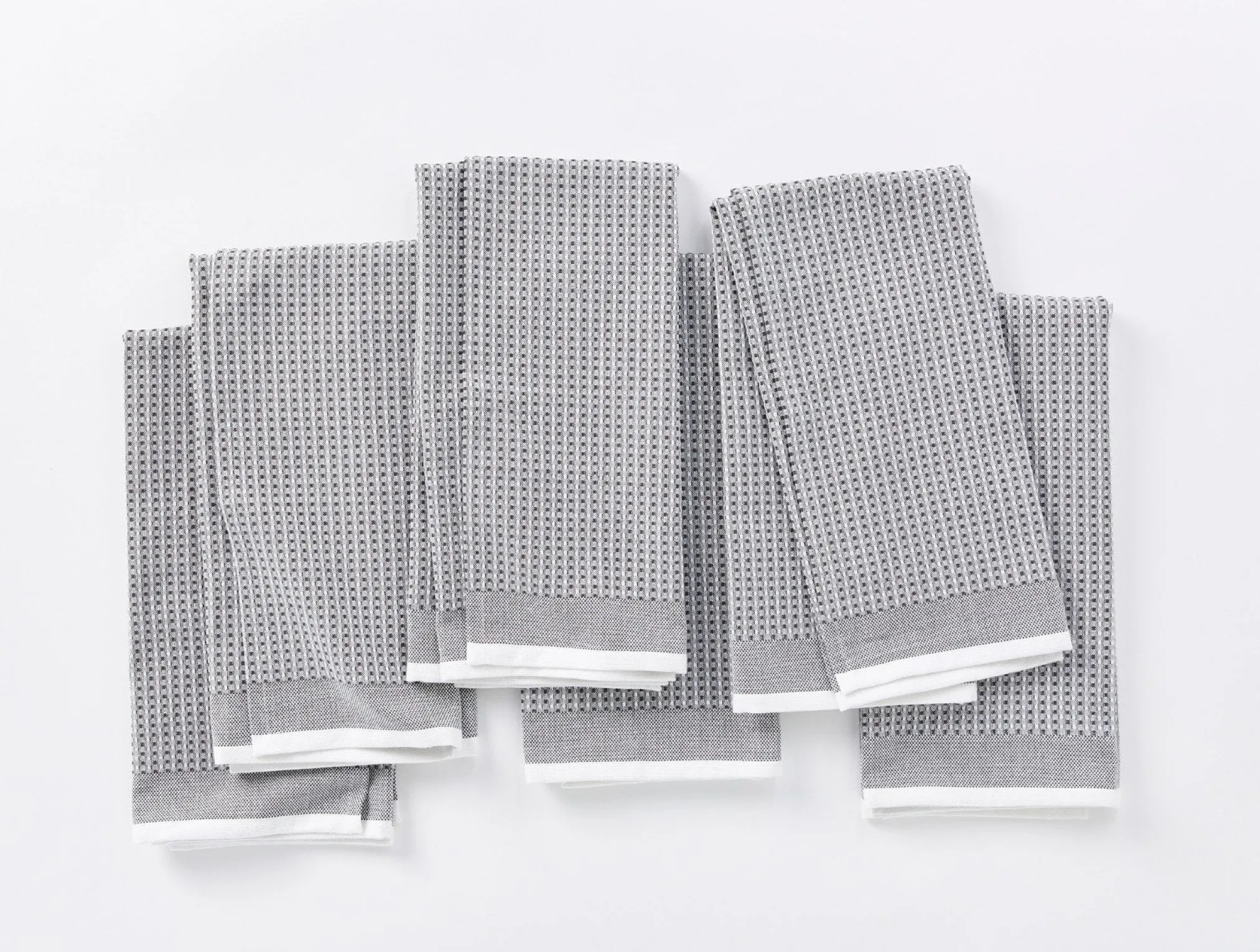 Coyuchi Organic Waffle Kitchen Towels, Set of 6< Kitchen