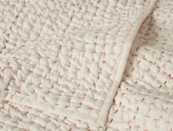 Coyuchi Pebbled Handstitched Organic Toddler Quilt< Baby|Baby Bedding