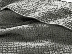 Coyuchi Pebbled Handstitched Organic Quilt< Quilts + Comforters