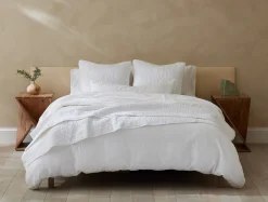 Coyuchi Pebbled Handstitched Organic Quilt< Quilts + Comforters