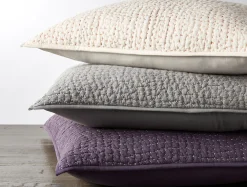 Coyuchi Pebbled Handstitched Organic Sham< Pillow Shams