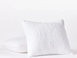 Coyuchi Pebbled Handstitched Organic Sham< Pillow Shams