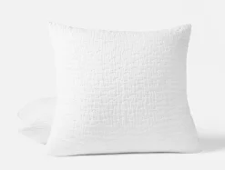 Coyuchi Pescadero Matelasse Organic Sham< Pillow Shams