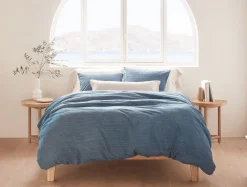 Coyuchi Precita Organic Duvet Cover< Duvet Covers + Sets