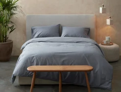 Coyuchi Refined Organic Percale Duvet Cover< Duvet Covers + Sets