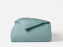 Coyuchi Refined Organic Percale Duvet Set< Duvet Covers + Sets