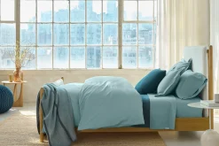 Coyuchi Refined Organic Percale Duvet Set< Duvet Covers + Sets