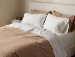 Coyuchi Refined Organic Percale Pillowcases< Pillowcases|Pillowcases