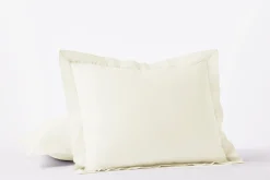 Coyuchi Refined Organic Percale Sham< Pillow Shams|Percale
